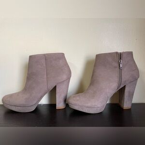 LC Lauren Conrad Blush Heeled Boots